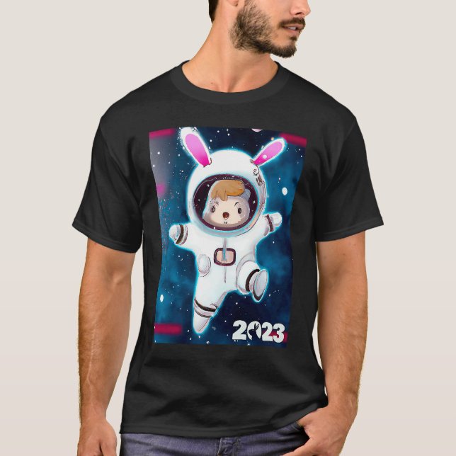 T-shirt Year Of The Rabbit 2023 Chinese New Year 2023 Boy  (Devant)