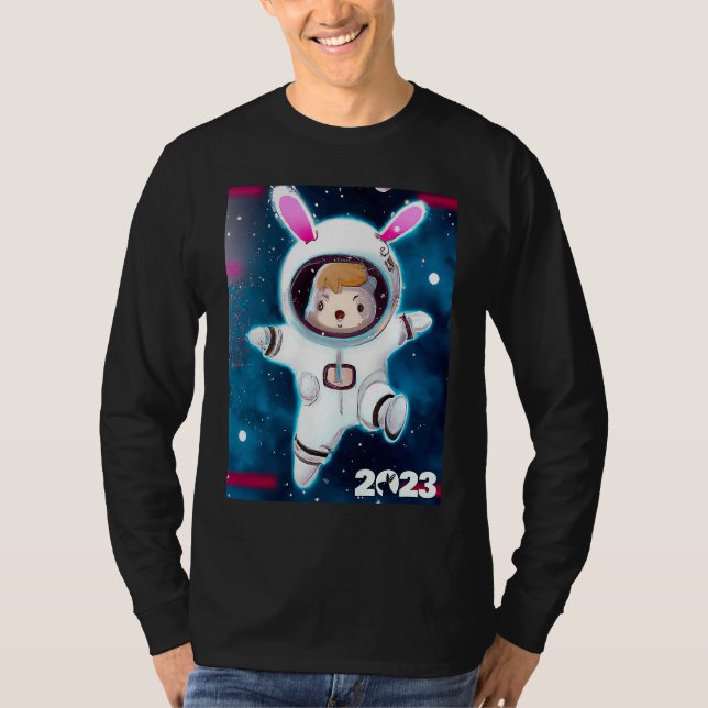 T-shirt Year Of The Rabbit 2023 Chinese New Year 2023 Boy  (Devant)
