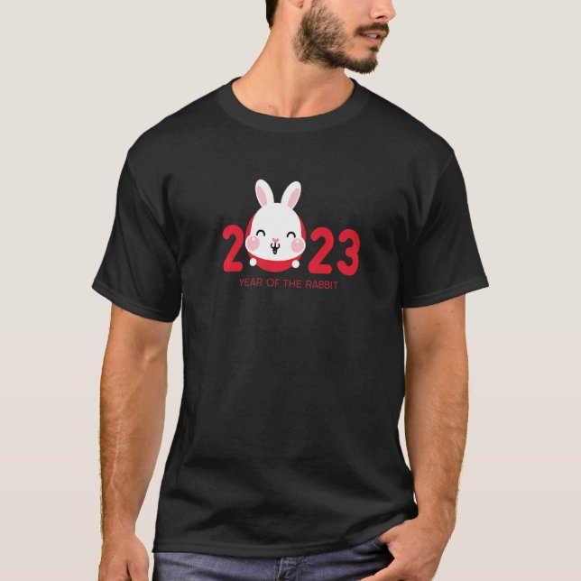 T-shirt Year Of The Rabbit 2023 Chinese Zodiac Lunar New Y (Devant)