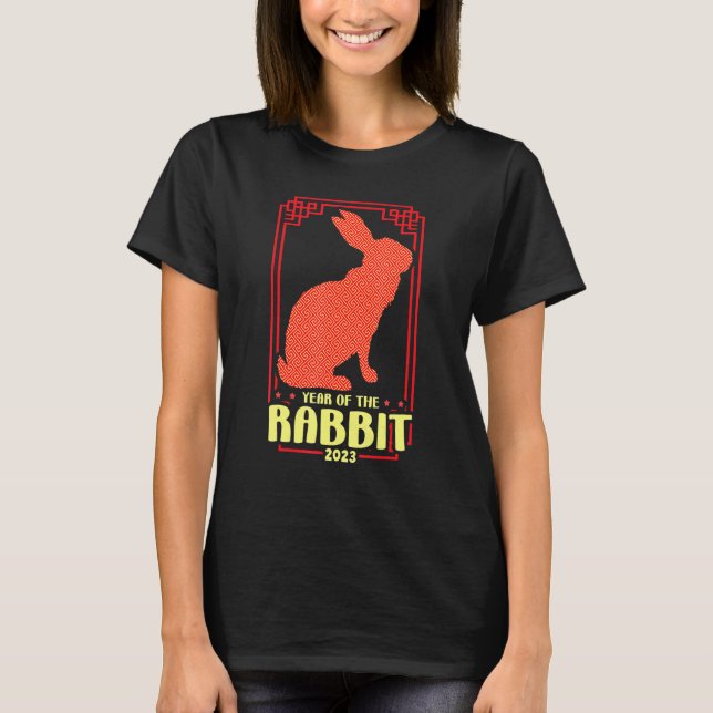 T-shirt Year Of The Rabbit Chinese New Year 2023 12 (Devant)