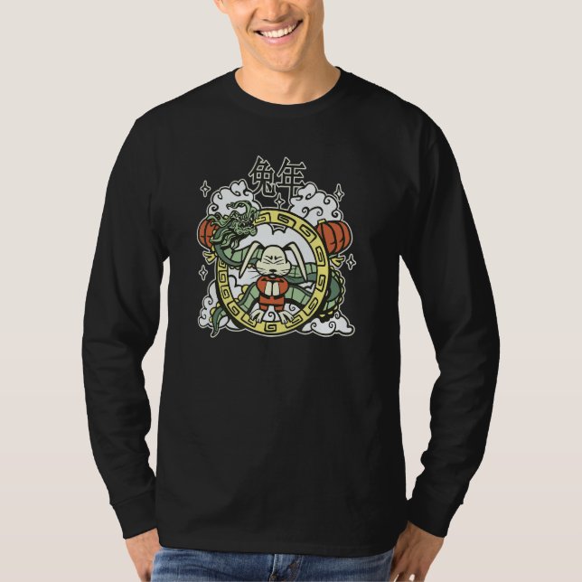 T-shirt Year of the Rabbit   Chinese Zodiac NEW YEAR 2023 (Devant)