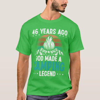 T-shirt Year Old Camping Legend Scout Birthday Camper frie