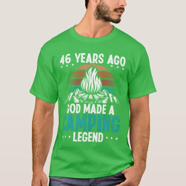 T-shirt Year Old Camping Legend Scout Birthday Camper frie (Devant)