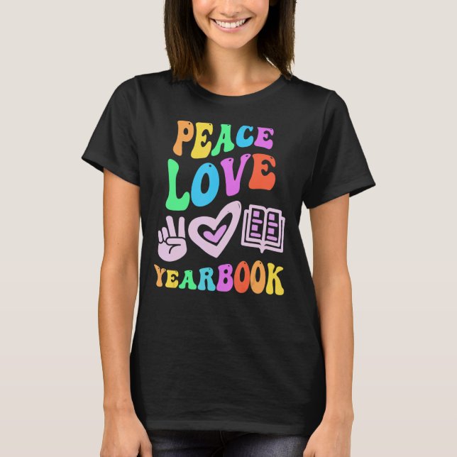 T-shirt YEARBOOK REtro Éditeur Enseignant Super Ba (Devant)