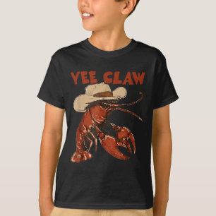 T-shirt Yee Claw Drôle Vintage Ébullition d'écrevisses Caj