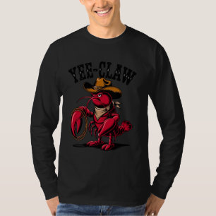 T-shirt Yee Claw Funky Crawfish Crayfish Cajun Crab Seafoo
