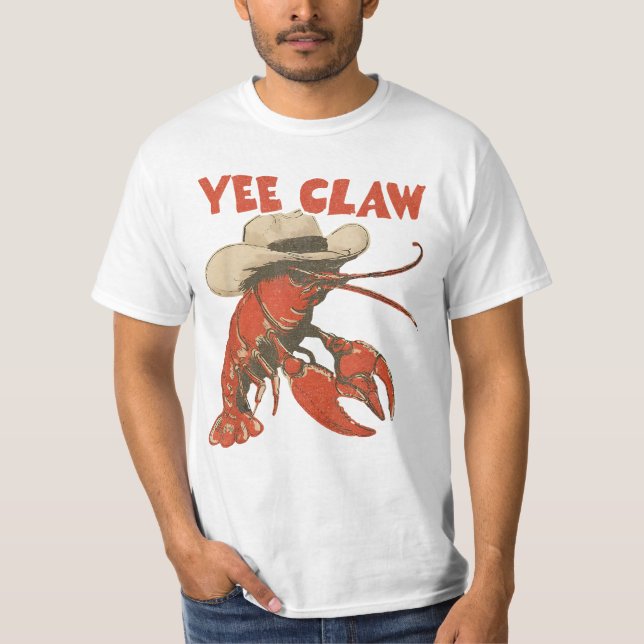 T-shirt Yeeclaw Cowboy Occidental Ébullition de Écrevisses (Devant)