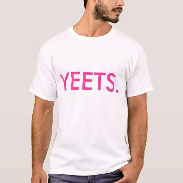 T-shirt Yeet classique (Cancer du sein) (Devant)