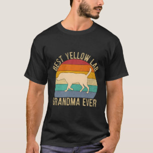 T-shirt Yellow Lab Grand-mère Labrador Retriever