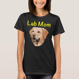 T-shirt Yellow Lab Maman