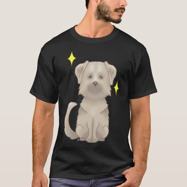 T-shirt Yellow Labrador Retriever 153 (Devant)