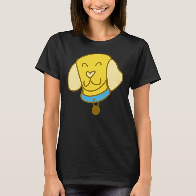 T-shirt Yellow Labrador Retriever 154 (Devant)