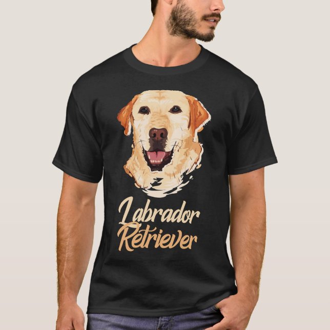 T-shirt Yellow Labrador Retriever ! Especially (Devant)