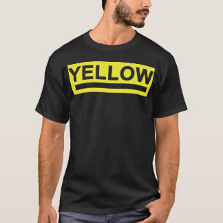 T-shirt YELLOW rétro vert amis des années 70