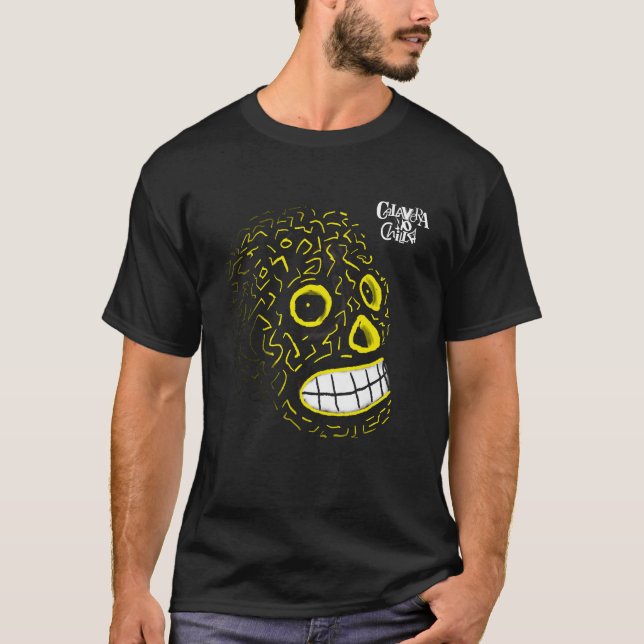 T-shirt Yellow skull (Devant)