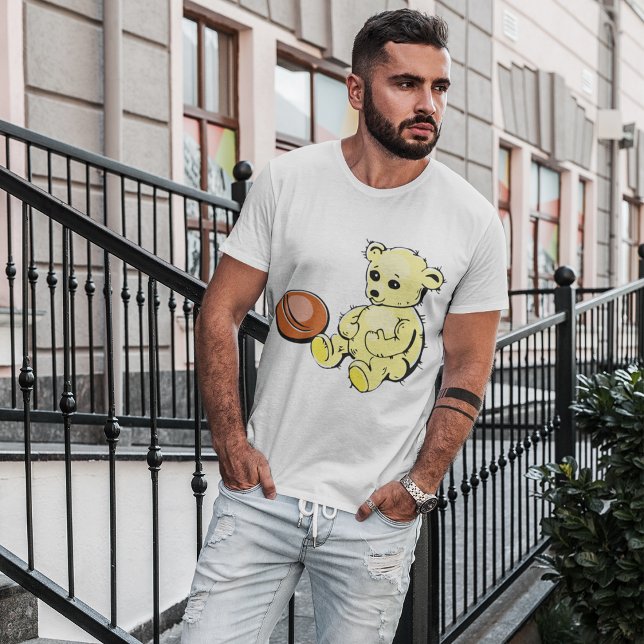 T-shirt Yellow Teddy Bear (Créateur téléchargé)