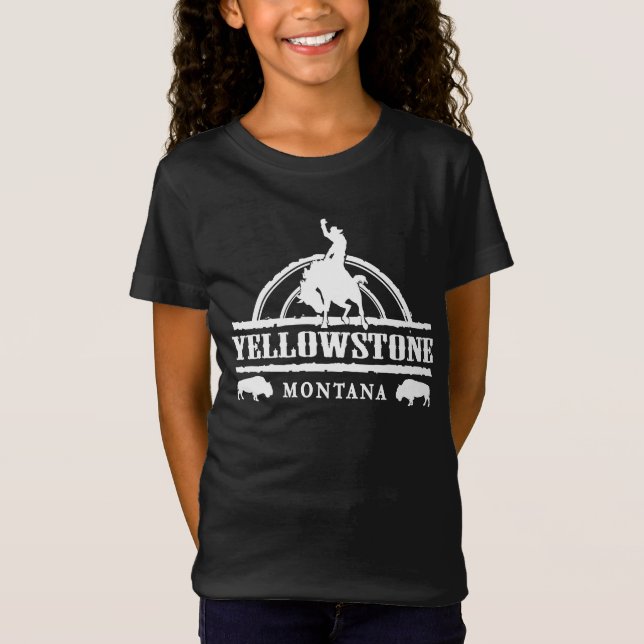 T-Shirt Yellowstone Montana (Devant)