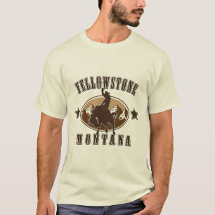 T-shirt Yellowstone Montana Cowboy