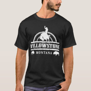 T-shirt Yellowstone Montana Rodeo Cowboy