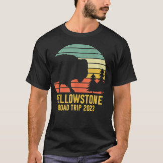 T-shirt Yellowstone National Park Family Road Trip 2023 Ma
