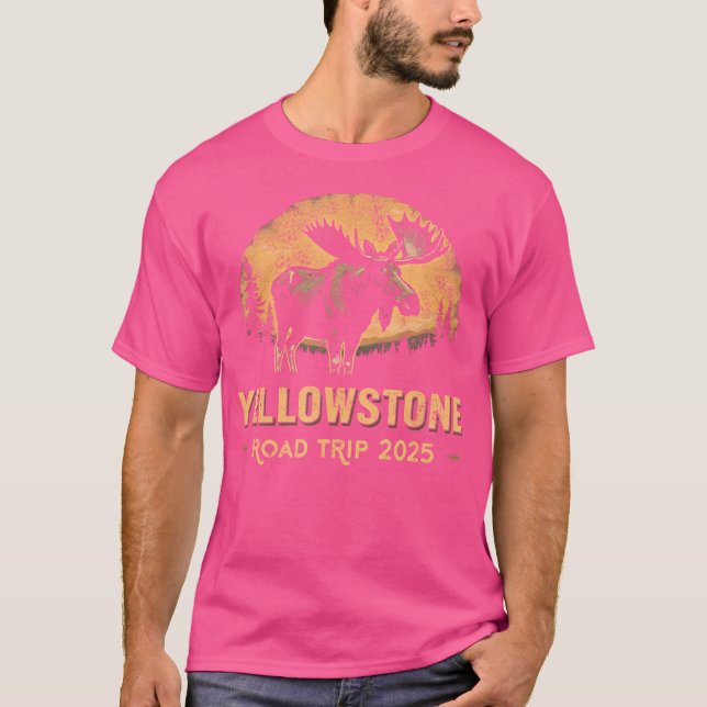 T-shirt Yellowstone National Park Family Road Trip 2025 Mo (Devant)