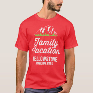 T-shirt Yellowstone National Park Family Vacation
