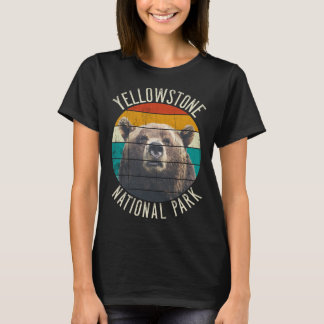 T-shirt Yellowstone National Park Outfit Grizzly Bear