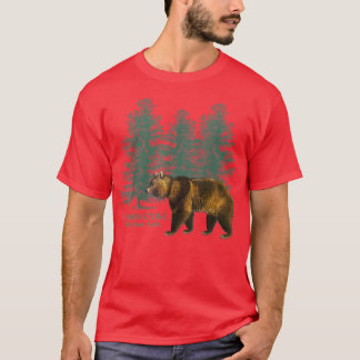 T-shirt Yellowstone National Park Wyoming Bear Trees Souve