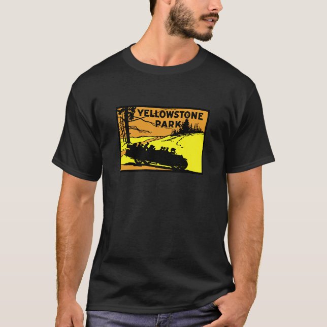 T-shirt Yellowstone Park 1920 (Devant)