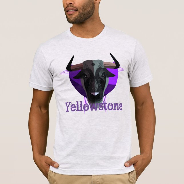 T-shirt Yellowstone pour hommes (Devant)