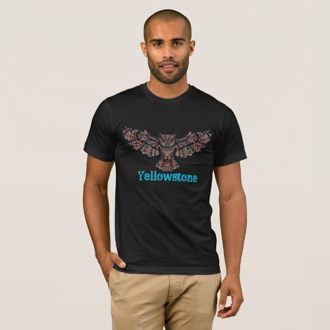 T-shirt Yellowstone pour hommes (Devant entier)