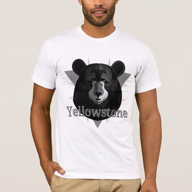 T-shirt Yellowstone pour hommes (Devant)