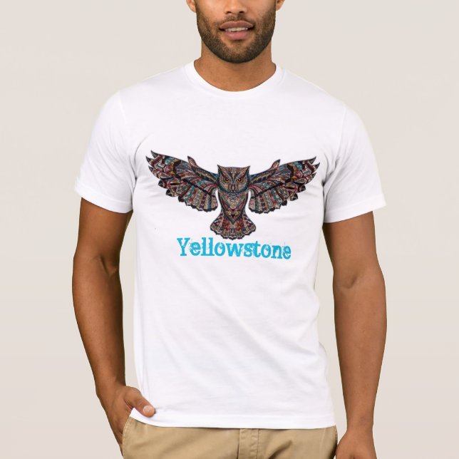 T-shirt Yellowstone pour hommes (Devant)