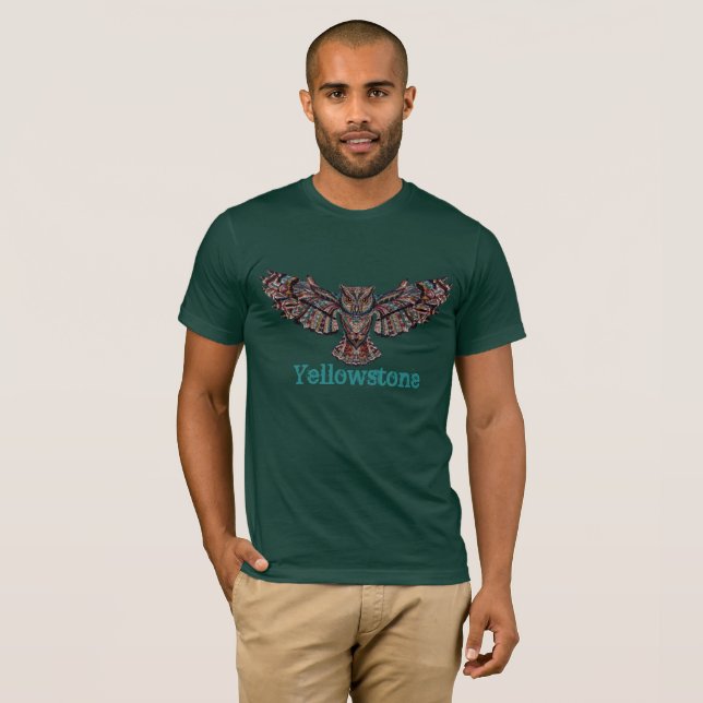 T-shirt Yellowstone pour hommes (Devant entier)