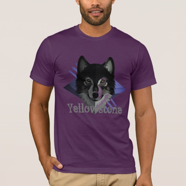 T-shirt Yellowstone pour hommes (Devant)