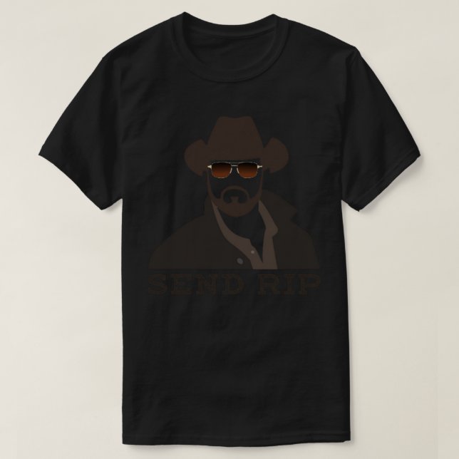 T-shirt yellowstone-SEND RIP Sticker (Design devant)