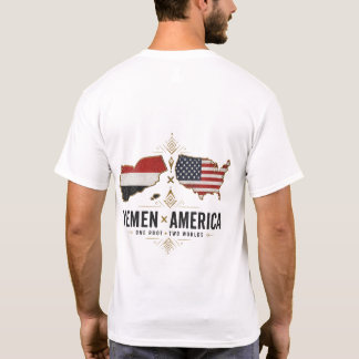 T-Shirt YÉMEN × AMÉRIQUE – Une racine, deux mondes
