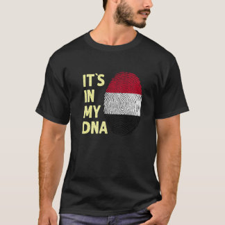 T-shirt Yémen Dans Mon Dna Yemeni Équipe Drapeau Yémen 1