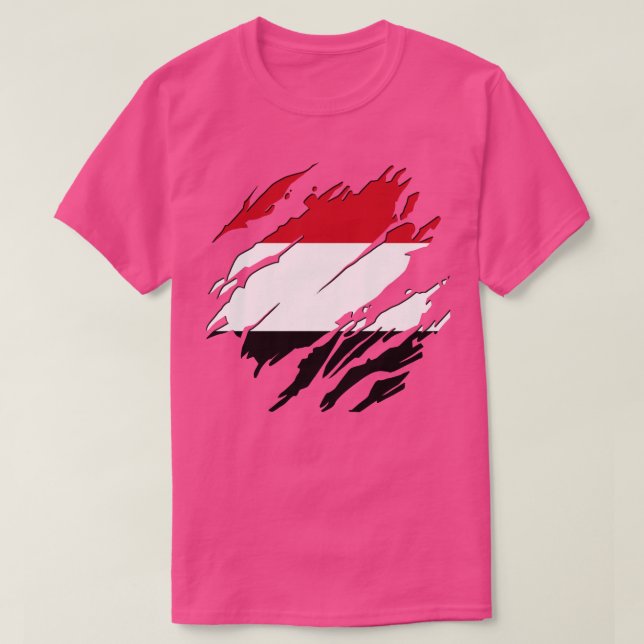 T-shirt Yémen toujours (Design devant)