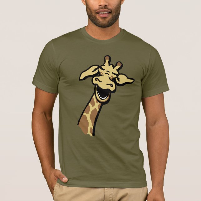 T-shirt Yer 'Avin' A Giraffe riant tee graphique (Devant)