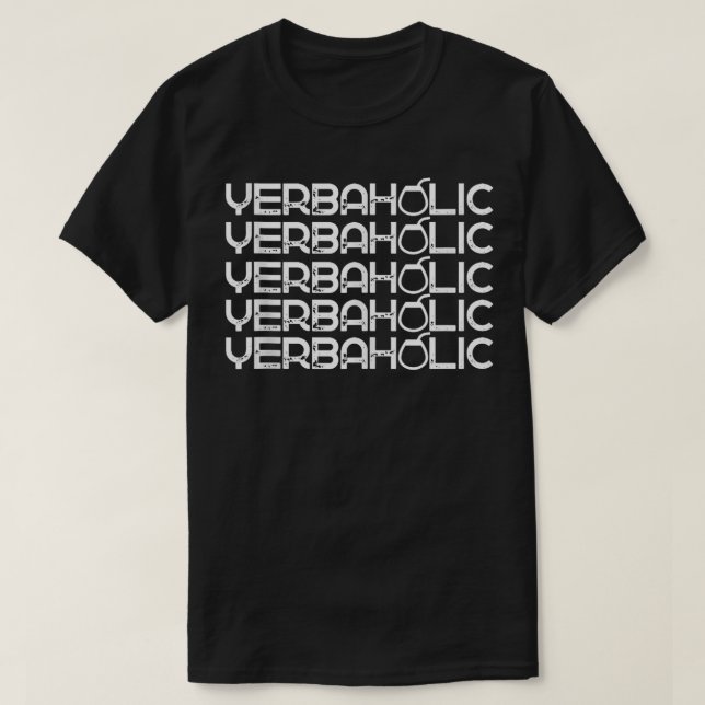 T-shirt Yerbaholic Yerba Mate Thé buveur Lover Hommes Femm (Design devant)