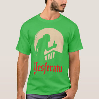 T-shirt Yesferatu Parodie de film d'horreur de vampire drô