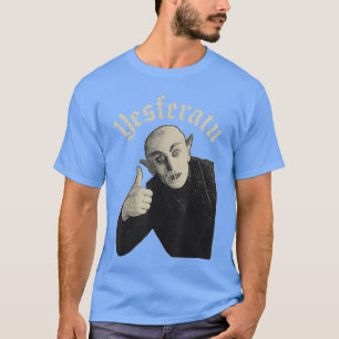 T-shirt Yesferatu Parodie de Vampire Drôle Mème Halloween