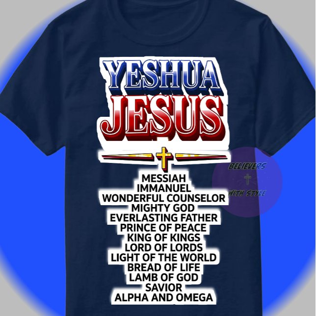 T-SHIRT YESHUA - CHRIST (Créateur téléchargé)