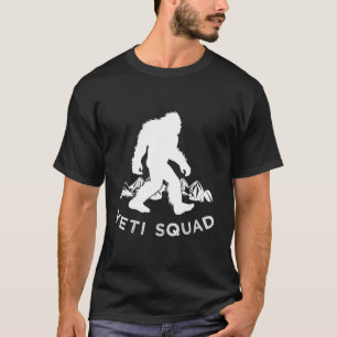 T-shirt Yeti Squad Long Manche Chemise Montagne Snowman Ap