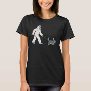T-shirt Yeti Walking Chinchilla Cryptozoology Animal