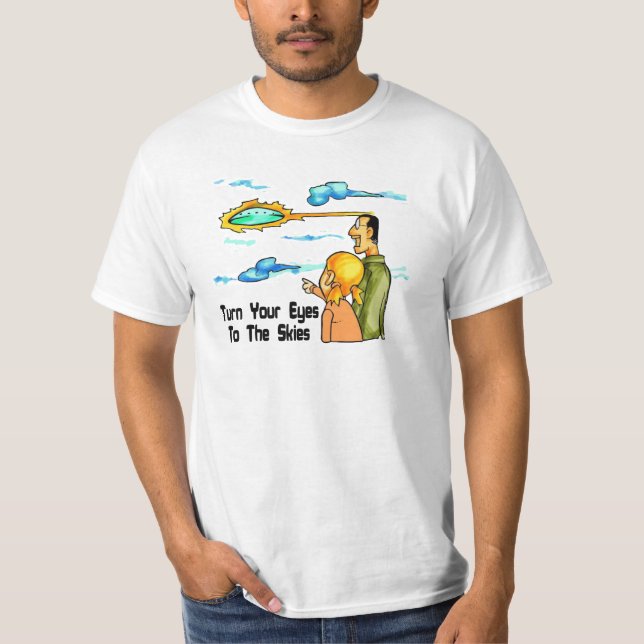 T-shirt Yeux aux cieux (Devant)