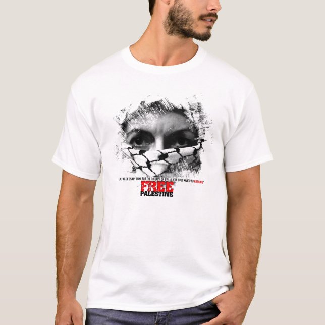 T-shirt Yeux de la Palestine (Devant)