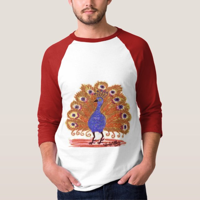 T-shirt Yeux de l'Inde (brun) (Devant)