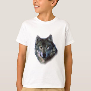 T-shirt Yeux de loup gris